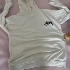 STUSSY パーカー ホワイト