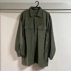 ミリタリーシャツ オリーブ 2ポケット