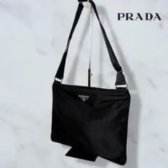 041 美品 PRADA サコッシュ ショルダーバッグ 斜めがけ 黒 o9