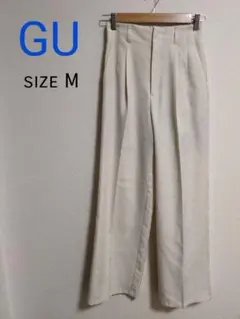 GU ジーユー ハイウエスト テーパードパンツ サイズM