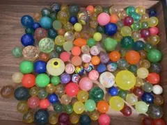 スーパーボール 　大量　まとめ売り　マーブル　目玉
