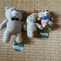 ted2 ぬいぐるみ マスコット 3種セット
