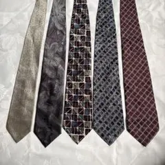 中古　ブランドネクタイ　5本のサムネイル