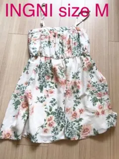 イング◆花柄シフォンワンピース　チュニック