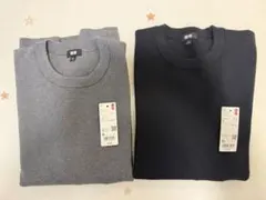 UNIQLO ユニクロ　ミラノリブクルーネックセーター