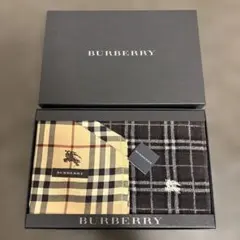 BURBERRY チェック柄ハンカチ セット