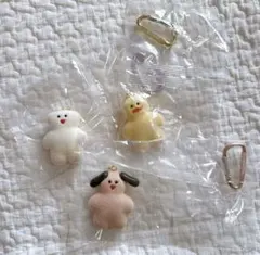 ガチャ mojojojo マスコット Vol.1 John いぬ　ひよこ　くま