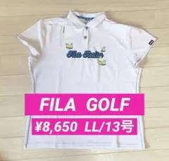 新品■8,690円【フィラゴルフ】レディース　半袖　ポロシャツ　ウェア　LL