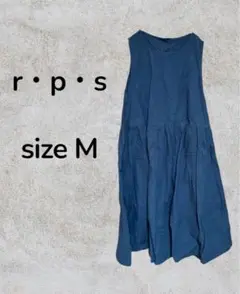 r.p.s アールピーエス ワンピース ネイビー タンクトップ　ノースリーブ
