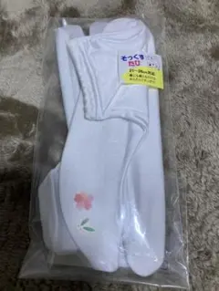 花柄　うさぎ　ソックス足袋 21-26cm