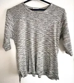 【美品】DE MONECAニット トップス レディース グレー 値下げ 春 服