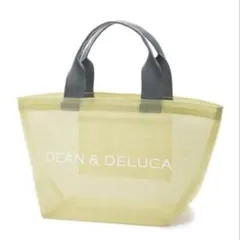 DEAN & DELUCA メッシュトートバッグ イエロー
