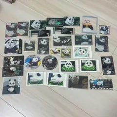 呪術廻戦 パンダ カード クリア ステッカー カメラ コースター パシャこれ