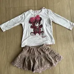 メゾピアノ ロンT キュロット 90