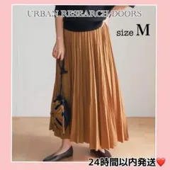 URBAN RESEARCH DOORS ランダムプリーツ ロングスカート M