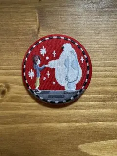 刺繍缶バッチ　ベイマックス