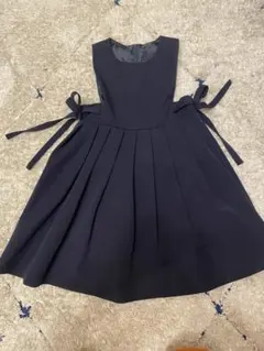 Coquette ネイビープリーツワンピース 110