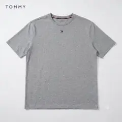 良品 TOMMYHILFIGER グレー Tシャツ ロゴ刺繍 半袖シャツ トミーのサムネイル