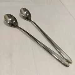 ALESSI NUOVO MILANO 18/10 ロングドリンクスプーン2本のサムネイル