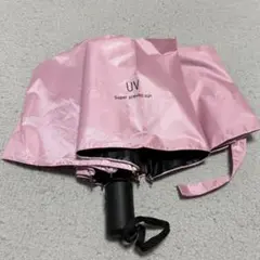 自動開閉 晴雨兼用 折りたたみ傘 ピンク UVカット 遮光