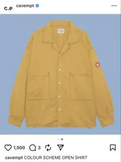 C.E cavempt COLOUR SCHEME OPEN SHIRT XLのサムネイル