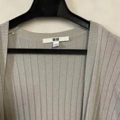 UNIQLO リブロングカーディガン　Lサイズ　ベージュ品番251-197555