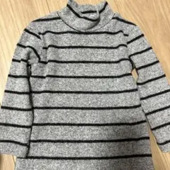 ZARA ボーダー ハイネックセーター 12-18months