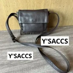 男女兼用　Y'SACCS ダークブラウン ショルダーバッグ☝˃̵͈̑ᴗ˂̵͈̑❤