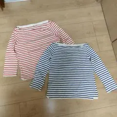UNIQLOボーダーTシャツ2枚セットS