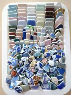 シー陶器&シータイル全700ｇ入り。（ネコポス箱発送）