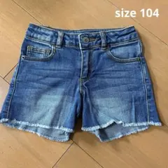 ZARA デニムショートパンツ 104