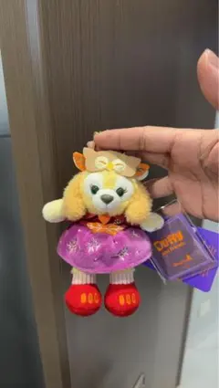 値下げ‼️上海ディズニーランド正規品クッキーアンぬいぐるみキーチェーンフクロウ