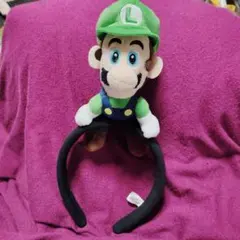 ルイージ ぬいぐるみ付きカチューシャ