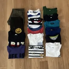 男の子 まとめ売り15点　110㎝　半袖　ロンT 長ズボン　春夏