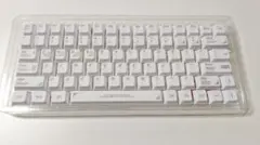 Womier ホワイト光沢キーキャップセット