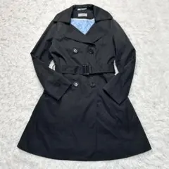 【美品】レミュー トレンチコート ライナー付き ブラック Mサイズ