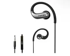 イヤホン 3.5mm マイク付き 耳掛け式 有線オープンイヤー型 ヘッドホン