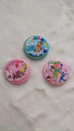 ディズニー刺繍缶バッチ 第2弾 3個セット