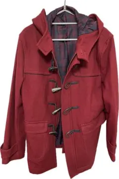 COMME CA ISM 赤 ダッフルコート L