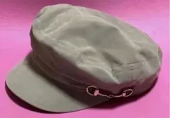 【期間限定】秋 冬 グレー スエード風 キャスケット 帽子 キャップ 未使用