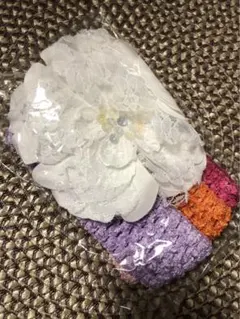 新品未使用【白】ベビー用 ヘアバンドセット