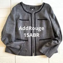 大きいサイズ15ABR アッドルージュノーカラージャケット 상태좋음 セレモニー