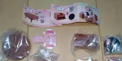 和室　桜の間　ちゃぶ台　ポット棚　ミニチュア　家具　ガチャガチャ