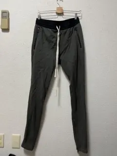 FEAR of GOD 스웨트 스키니 팬츠 S 차콜 밑단 지퍼