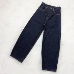 ブラックバイマウジー　PUNA コクーン　ワイド　デニムパンツ　23 濃紺　1