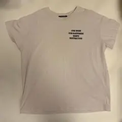 ingni プリント入り ピンク Tシャツ