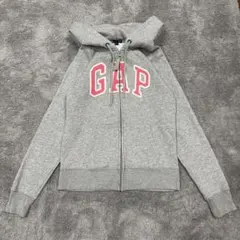 00s archive y2k 平成ギャル　GAPパーカー　ジップ　センターロゴ