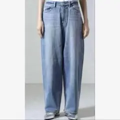 ヘルシーデニムJalapenoハラペーニョ24 ボリュームストレートデニム 美品のサムネイル