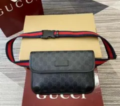 GUCCI GGスプリーム ボディバッグ ウエストポーチ