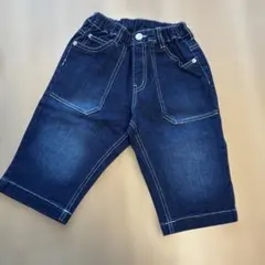 breezeネイビー 6分丈ズボン 130cm